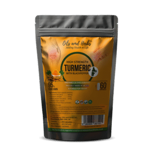 95% Curcumin- Turmeric with black pepper capsules