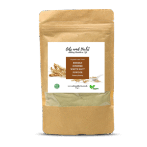 organic korean ginseng root powder panax ginseng 100% pure and natural