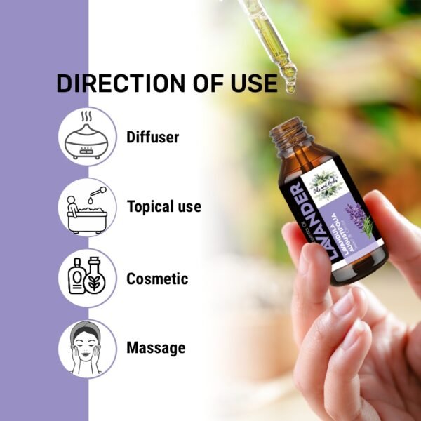 natural lavender essential oil – 100% pure & therapeutic grade