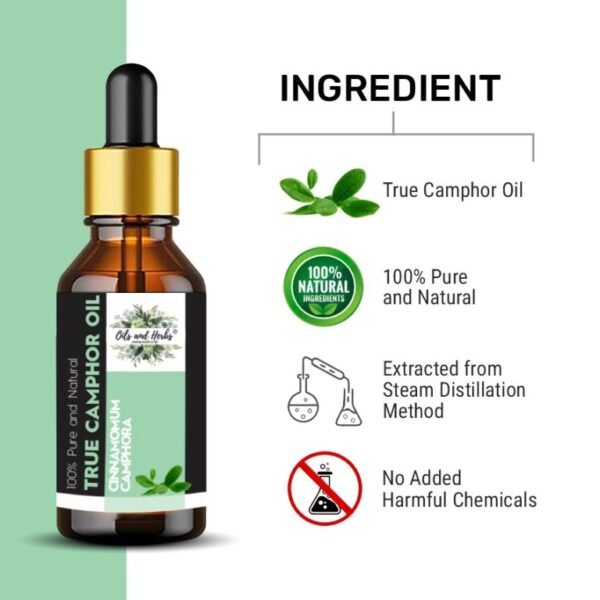true camphor essential oil – 100% pure & natural