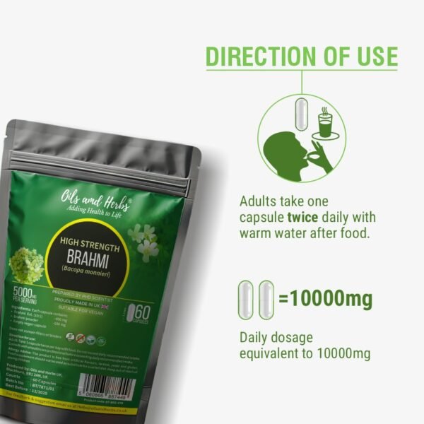 High Strength Brahmi Capsules-5000mg