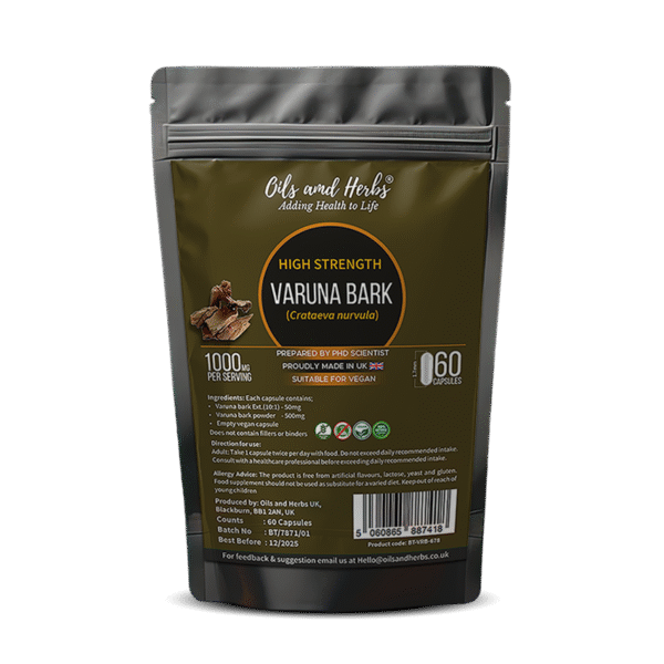 High Strength Varuna Bark Crataeva nurvala Capsule 1000MG