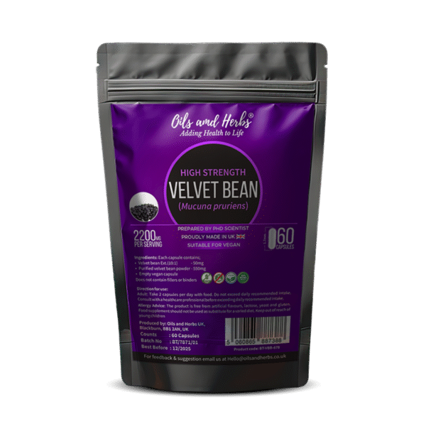 High Strength Velvet Bean Capsules - 2100mg