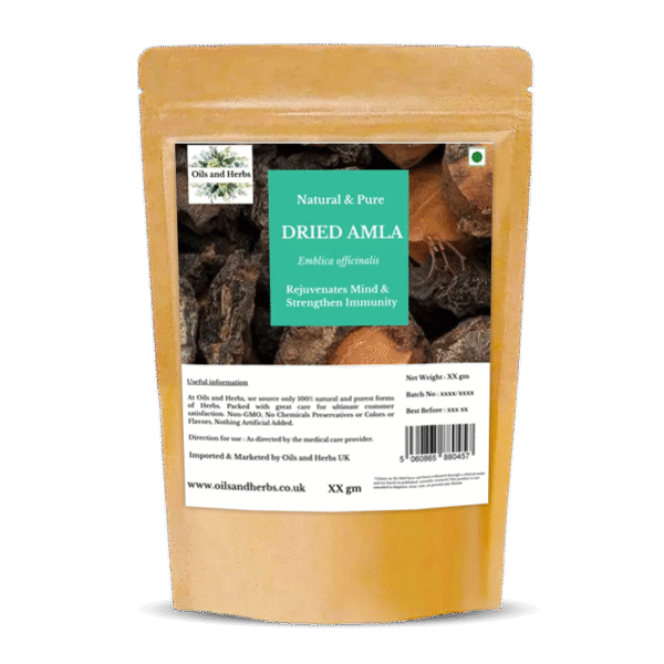 Organic Dried Amla (Phyllanthus Emblica)