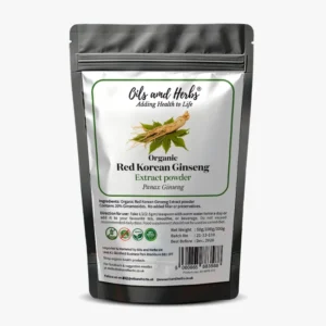 organic ginseng extract powder – 20% ginsenosides | korean red ginseng