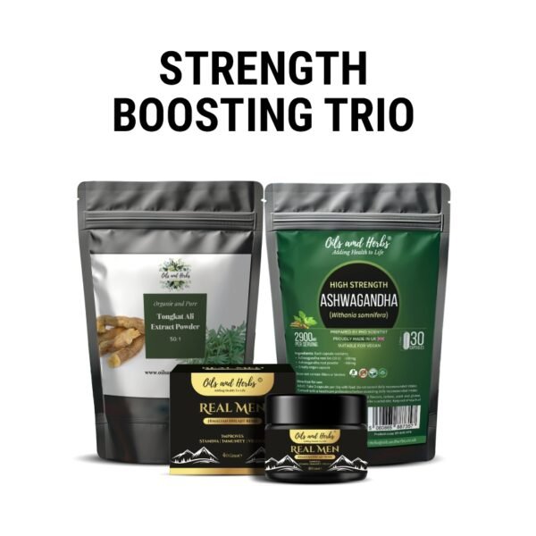 Strength Boosting Trio- Shilajit with Ashwagandha & Ton gat Ali